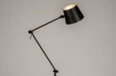 Foto 74424-4: Hohe Stehlampe / Leselampe in mattem Schwarz, geeignet für austauschbare LED