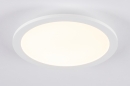 Foto 74601-2: Ronde led plafondlamp die zowel warm licht als daglicht geeft met afstandsbediening