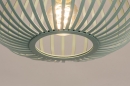 Foto 74623-3 detailfoto: Zeegroene grijsgroene plafondlamp van gietijzer open armatuur