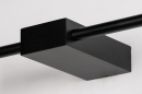 Foto 74632-6 detailfoto: Strakke led wandlamp in simplistisch design in zwart met ingebouwd led