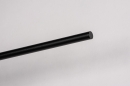 Foto 74632-7 detailfoto: Strakke led wandlamp in simplistisch design in zwart met ingebouwd led