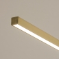 Foto 74765-11: Grote smalle led hanglamp in messing/goud met hoge lichtopbrengst