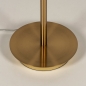 Foto 74859-13 detailfoto: Staande led vloerlamp met krul in goud 