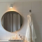 Foto 74861-9 sfeerfoto: Goedkope wandlamp voor binnen, buiten en de badkamer in het wit met een GU10 fitting