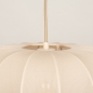 Foto 74886-10 detailfoto: Luxe beige lampion hanglamp van stof in japandi stijl 