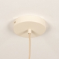 Foto 74886-11 detailfoto: Luxe beige lampion hanglamp van stof in japandi stijl 