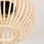 Foto 74919-5 detailfoto: Mooie open plafondlamp van bamboe 