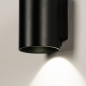 Foto 74950-8: Schwarze GU10-Wandleuchte für den Innen-, Außen- und Badezimmerbereich