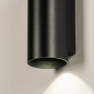 Foto 74952-8 detailfoto: Zwarte GU10 koker wandlamp up en down light voor binnen, buiten en badkamer