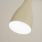 Foto 74967-1 detailfoto: Beige wandlamp van metaal met snoer en stekker 