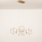 Foto 74977-12 schuinaanzicht: Design led hanglamp met prisma-vormen en kleine led lampen