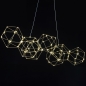 Foto 74978-17: Design led hanglamp met prisma-vormen en kleine led lampen