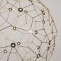 Foto 74982-7 detailfoto: Design led hanglamp bol in mat messing