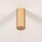 Foto 74982-9 detailfoto: Design led hanglamp bol in mat messing