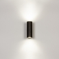 Foto 74998-3 vooraanzicht: Koker wandlamp GU10 in het bruin van metaal 