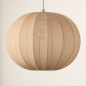 Foto 75002-10 detailfoto: Japandi hanglamp met drie lampion lampen in taupe