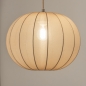 Foto 75002-7 detailfoto: Japandi hanglamp met drie lampion lampen in taupe
