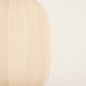 Foto 75003-7: Pendelleuchte in Beige mit langen ovalen Lampenschirm