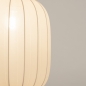 Foto 75003-8: Pendelleuchte in Beige mit langen ovalen Lampenschirm