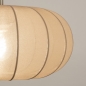 Foto 75004-8: Pendelleuchte Lampion aus taupefarbenem Stoff