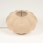 Foto 75005-5: Japandi Lampion Tischleuchte aus luxuriösem Stoff in Taupe 