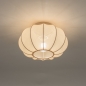 Foto 75008-2: Kleine Deckenlampe aus beigem Stoff im Japandi-Stil