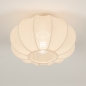 Foto 75008-3: Kleine Deckenlampe aus beigem Stoff im Japandi-Stil