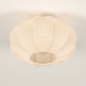 Foto 75008-6: Kleine Deckenlampe aus beigem Stoff im Japandi-Stil
