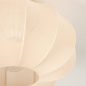 Foto 75008-8: Kleine Deckenlampe aus beigem Stoff im Japandi-Stil
