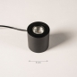 Foto 75016-1 maatindicatie: Kleine tafellamp spot in het zwart 