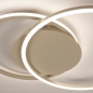Foto 75021-8 detailfoto: Beige led plafondlamp met twee cirkels