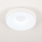 Foto 75027-3 niet_in_feed: Moderne led plafondlamp rond en wit dimbaar met afstandsbediening 