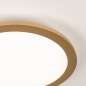 Foto 75034-6 detailfoto: Gouden led plafondlamp rond dimbaar met afstandbediening 2700 kelvin - 6500 kelvin