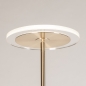 Foto 75081-8 niet_in_feed: Moderne led uplighter en draaibare leeslamp in goud met dimbare led verlichting