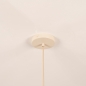 Foto 75083-9 detailfoto: Ronde hanglamp van beige linnen