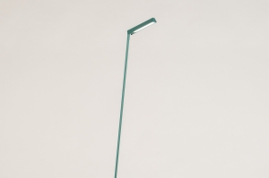 vloerlamp 15672 modern metaal groen blauw langwerpig