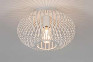 Plafondlamp 73295: Industrieel, Modern, Metaal